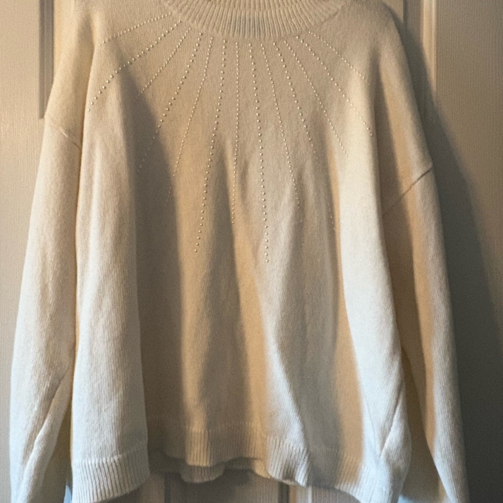 CeCe Cream Turtleneck Sweater